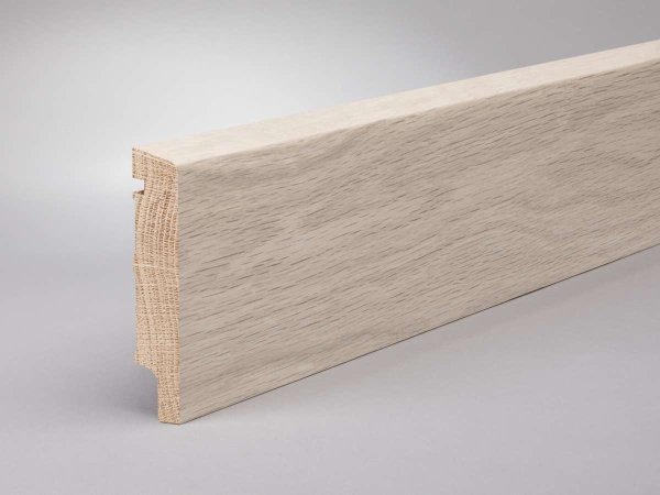 Eiche weiß geölt 100x20x2500 mm Oberkante abgeschrägt