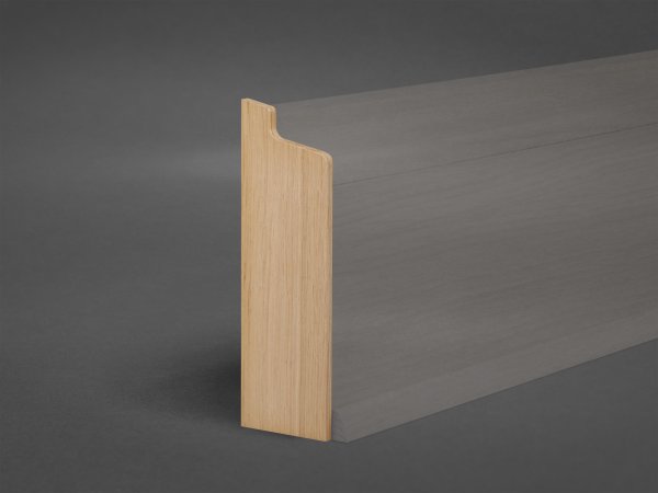 Eiche 150x63 mm Endkappe Rohrabdeckleiste