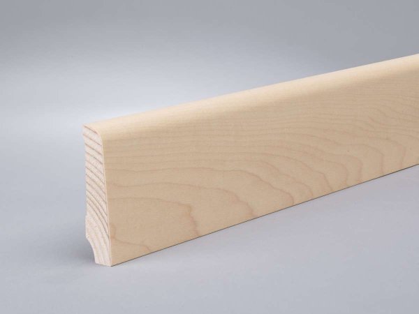 Ahorn (Furnier) 60x15x2400 mm lackiert Oberkante abgerundet