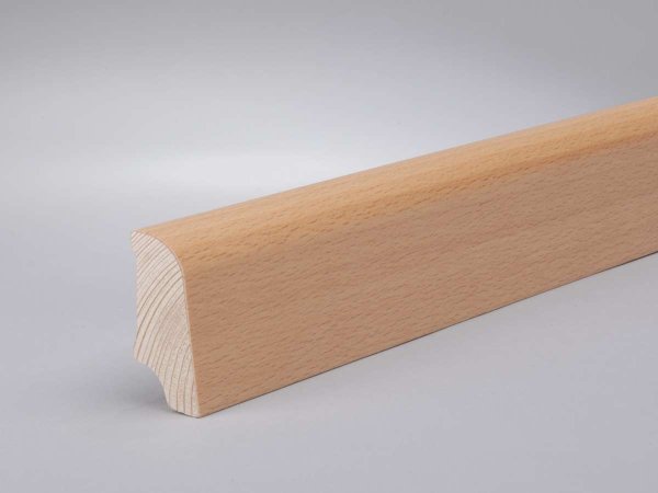 Buche (Furnier) 45x22x2400 mm lackiert Oberkante abgerundet