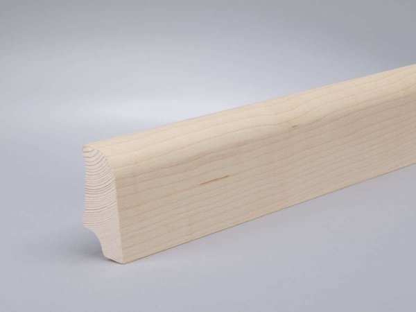 Ahorn (Furnier) 45x22x2400 mm lackiert Oberkante abgerundet