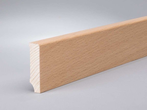 Buche (Furnier) 58x15x2400 mm lackiert Oberkante gerade