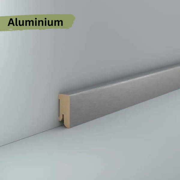 MDF 40x16x2500 mm Oberkante abgerundet (Folienummantelt)