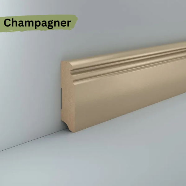 MDF 80x19x2500 mm Berliner Profil (Folienummantelt)