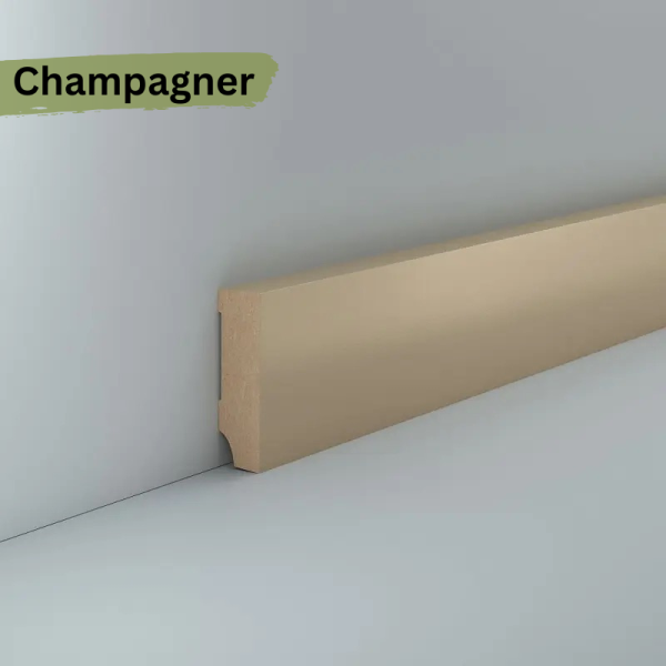 MDF 58x16x2500 mm Oberkante gerade (Folienummantelt)