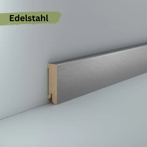 MDF 58x16x2500 mm Oberkante abgerundet (Folienummantelt)