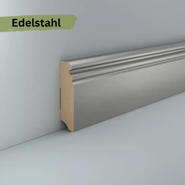 MDF 80x19x2500 mm Berliner Profil (Folienummantelt)