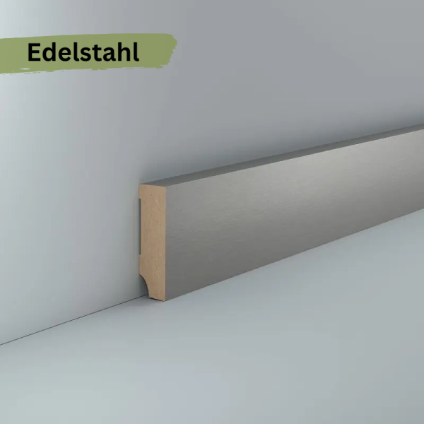 MDF 58x16x2500 mm Oberkante gerade (Folienummantelt)