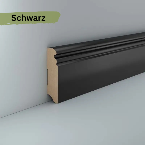 MDF 80x19x2500 mm Berliner Profil (Folienummantelt)