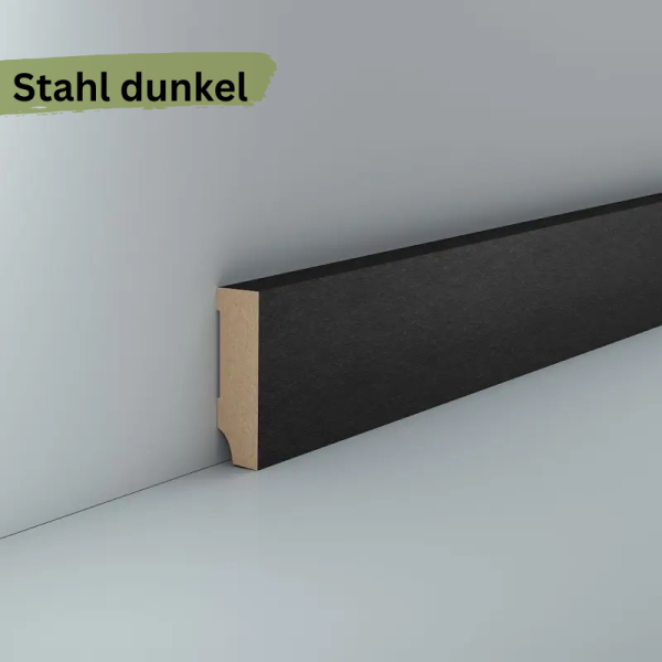 MDF 58x16x2500 mm Oberkante gerade (Folienummantelt)