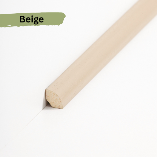 Massivholz lackiert 14x14x2000 mm Viertelstab