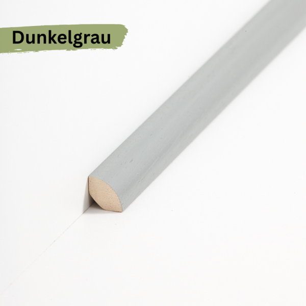 Massivholz lackiert 14x14x2000 mm Viertelstab