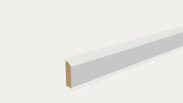 MDF 40x13x2400 mm Wendeprofil mit Dichtlippe