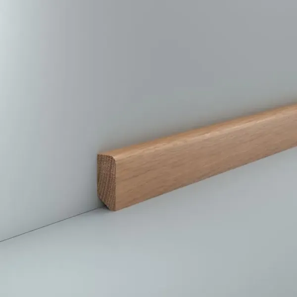 Eiche 40x16x2400 mm Oberkante abgerundet