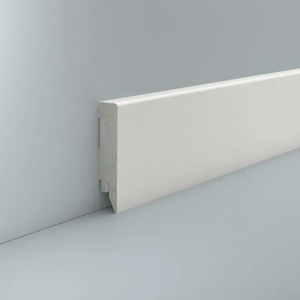 Feuchtraumleiste 78x16x2500 weiß folienummantelt