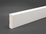Massivholz weiß lackiert 60x16x2500 mm Oberkante abgeschrägt