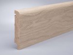 Eiche weiß geölt 120x20x2500 mm Oberkante abgerundet