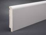 Massivholz weiß lackiert 120x20x2500 mm Oberkante abgerundet