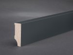 Kiefer Sockelleisten grau 40x15x2400 mm Oberkante gerade