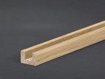 Eiche 22x15x2500 mm Montageleiste