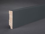 Kiefer Sockelleiste grau 58x15x2400 mm Oberkante gerade